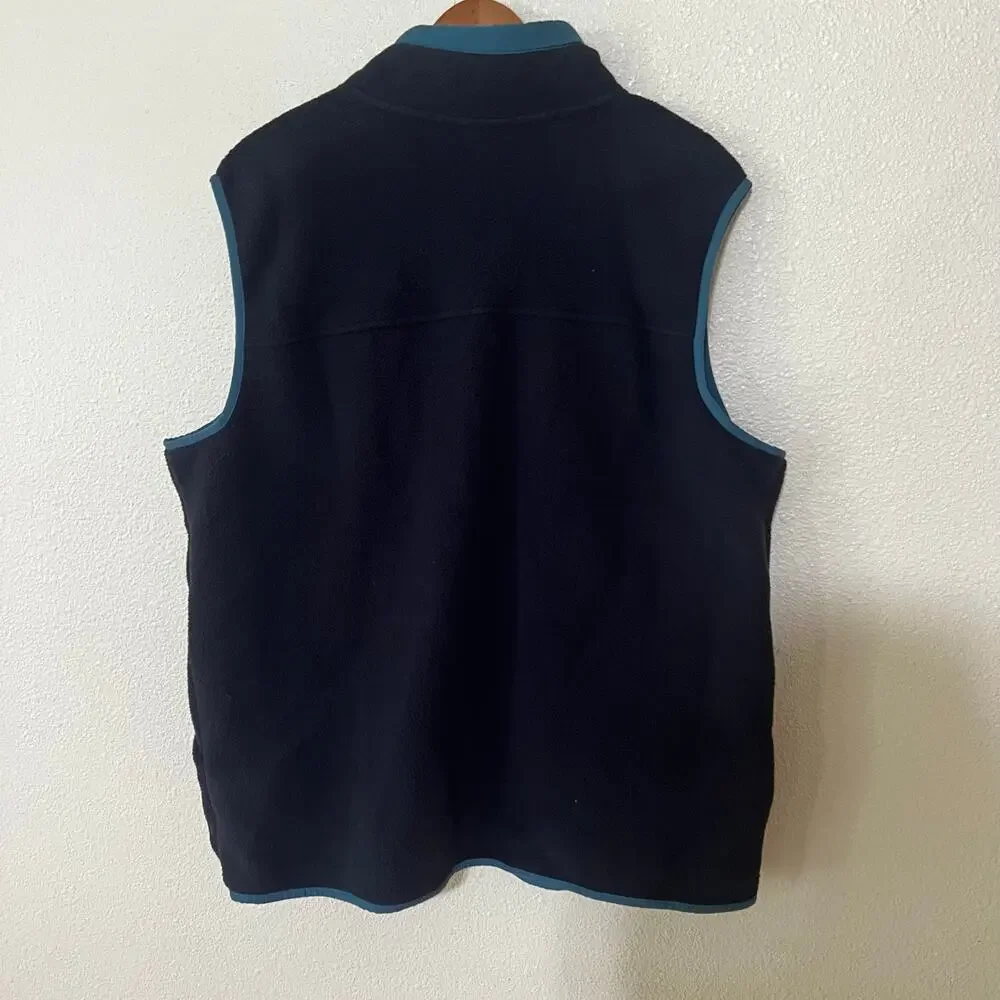 The North Face Navy Blue Standard Fit Carbondale Fleece Vest NEW MENS XL